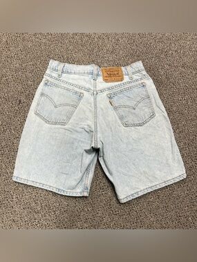 Vtg 90s Orange Tab Levis Jorts